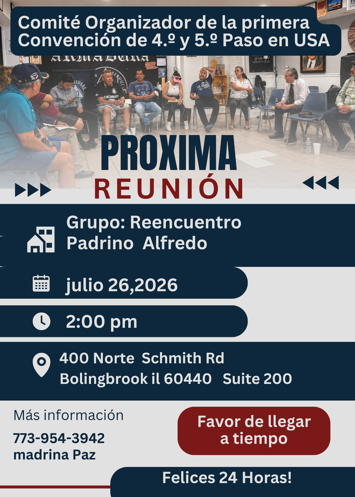 Invitación a la reunión del comité del 26 de julio de 2026